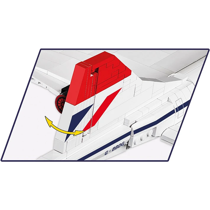 concorde jet building set 