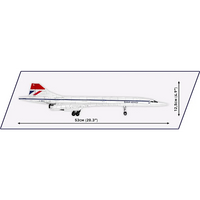 concorde jet building set 
