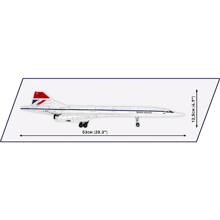 concorde jet building set 