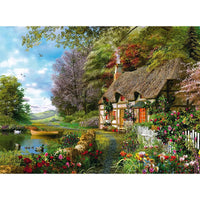 country cottage finished puzzle 
