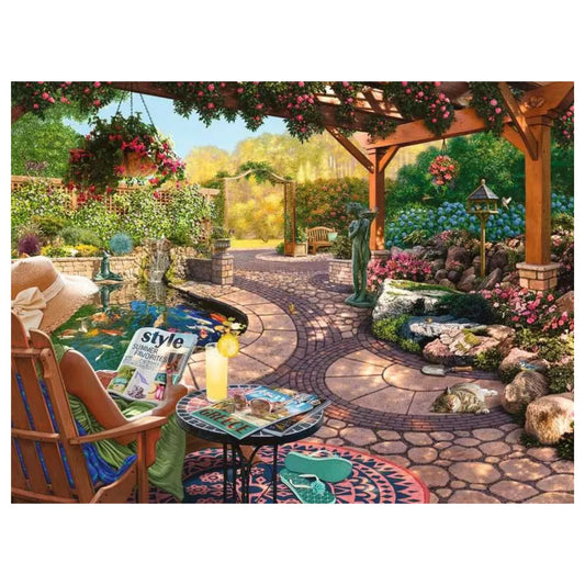 cozy backyard bliss puzzle