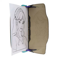girl drawing page of set 
