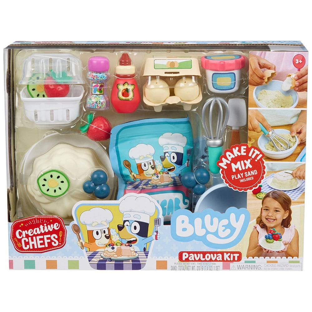 bluey pretend cake making kit 