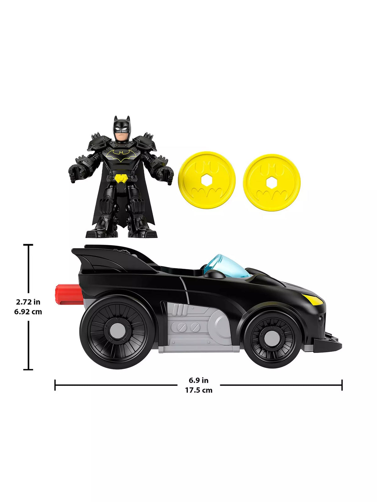 superfriends batmobile playset contents 