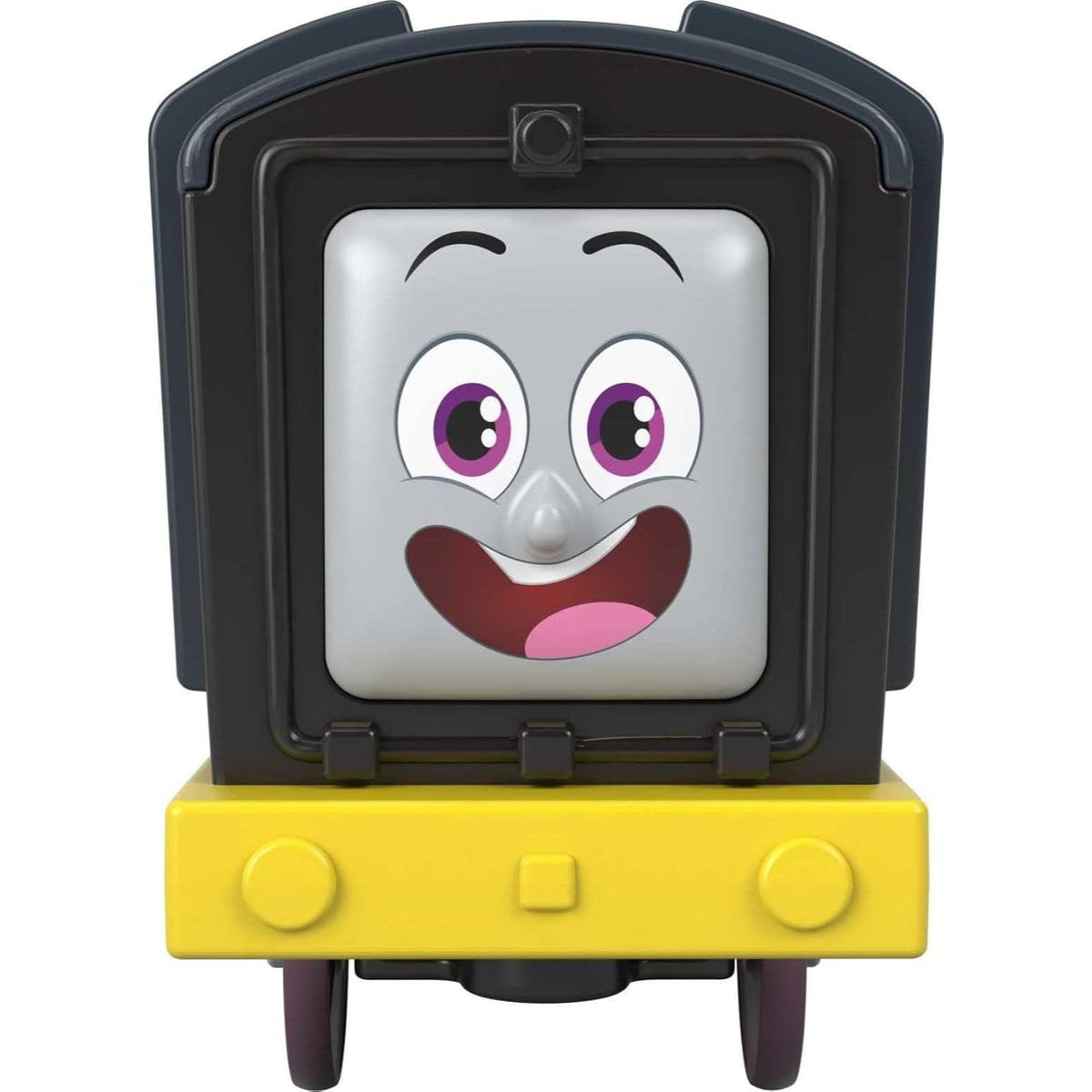 face of diesel train engine set 