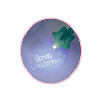 UV pen saying i love unicorns 