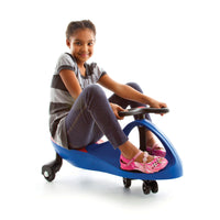 older girl on blue didicar 