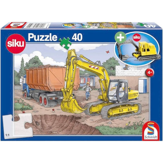 Digger Puzzle and Play 40pc