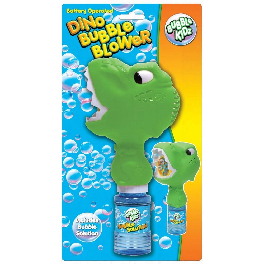 dino bubble blower in packaging 