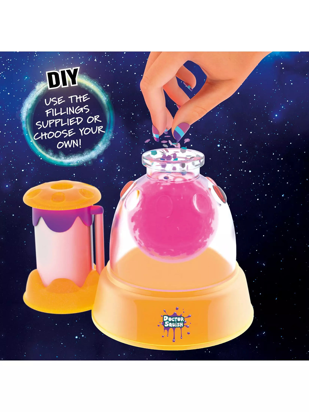 hand making a squishy