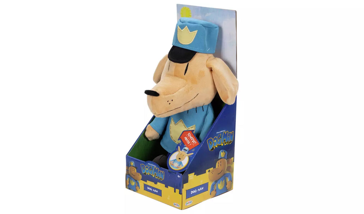 dogman feature plush with moving ears 