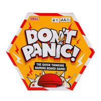 don't panic game packaging 