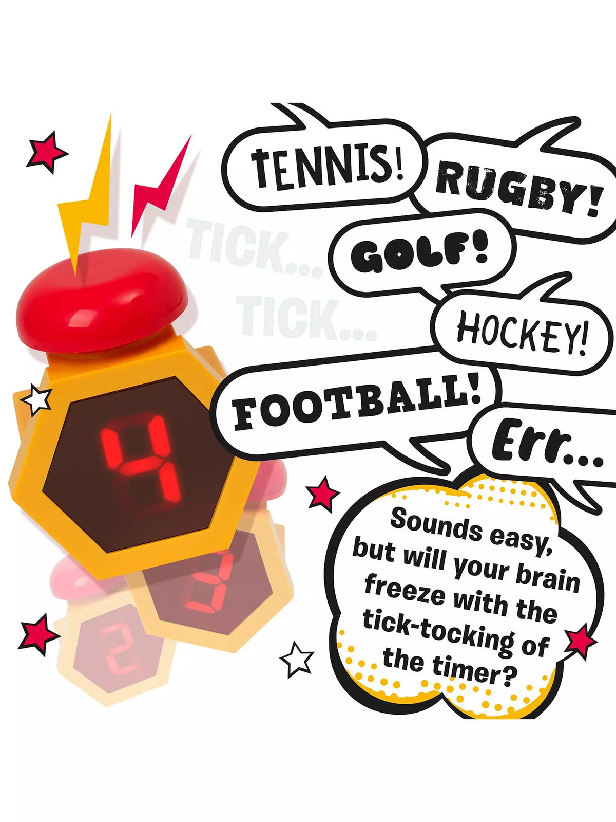 don't panic game questions and timer 