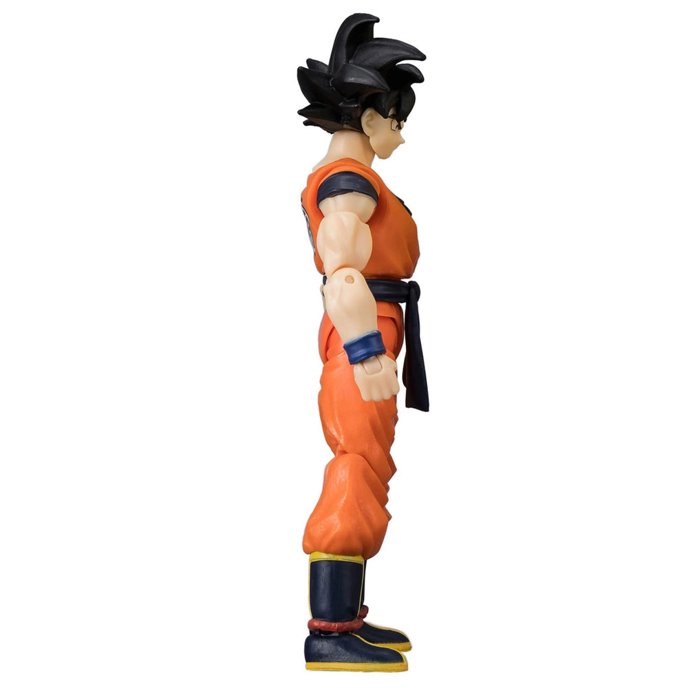 action figure in orange gi  