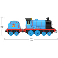 blue and red train engine on white background