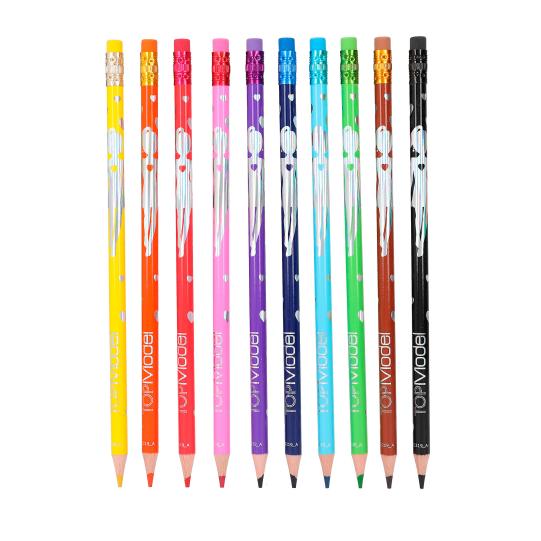top model erasable colouring pencils assorted colours 