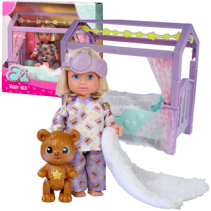 eveie love bed time doll playset 