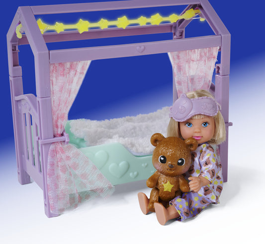 eveie love bed time doll playset 