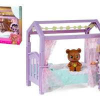 eveie love bed time doll playset 