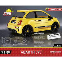 yellow model car building set