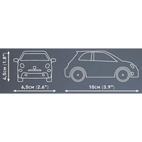 yellow model car building set