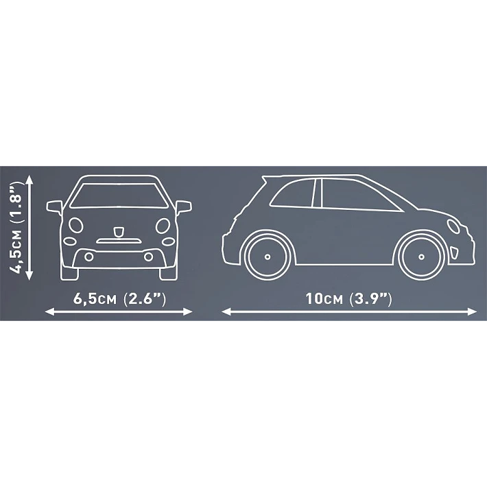 yellow model car building set