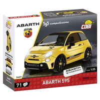 yellow model car building set