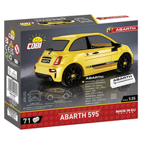 yellow model car building set