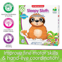 sleepy sloth floor puzzle features 