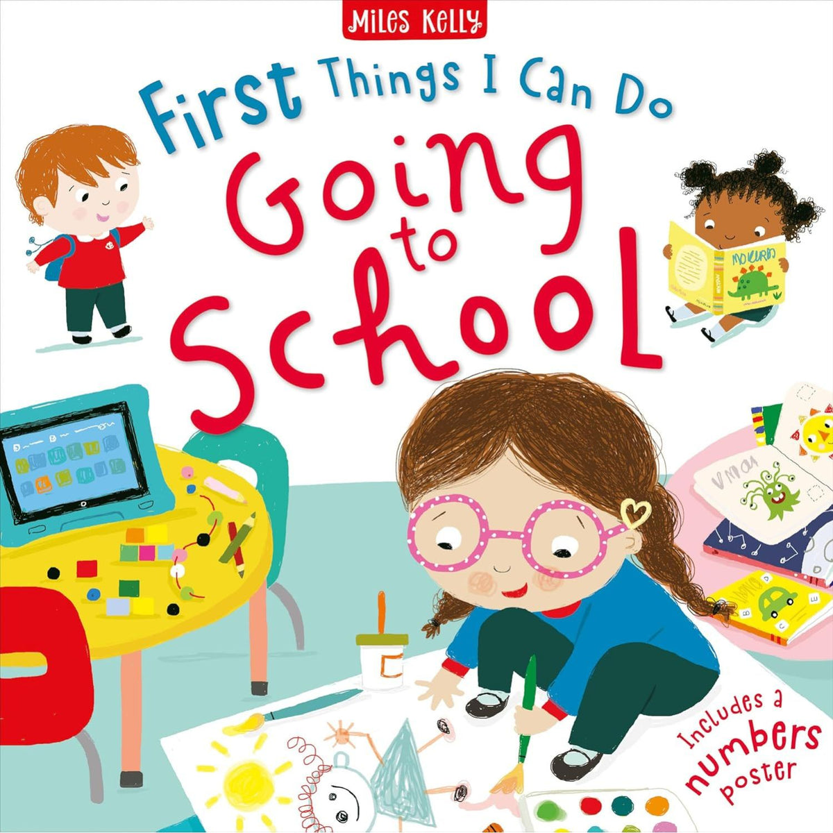 going to school book cover 
