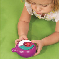 child playing with spinning rc remote 