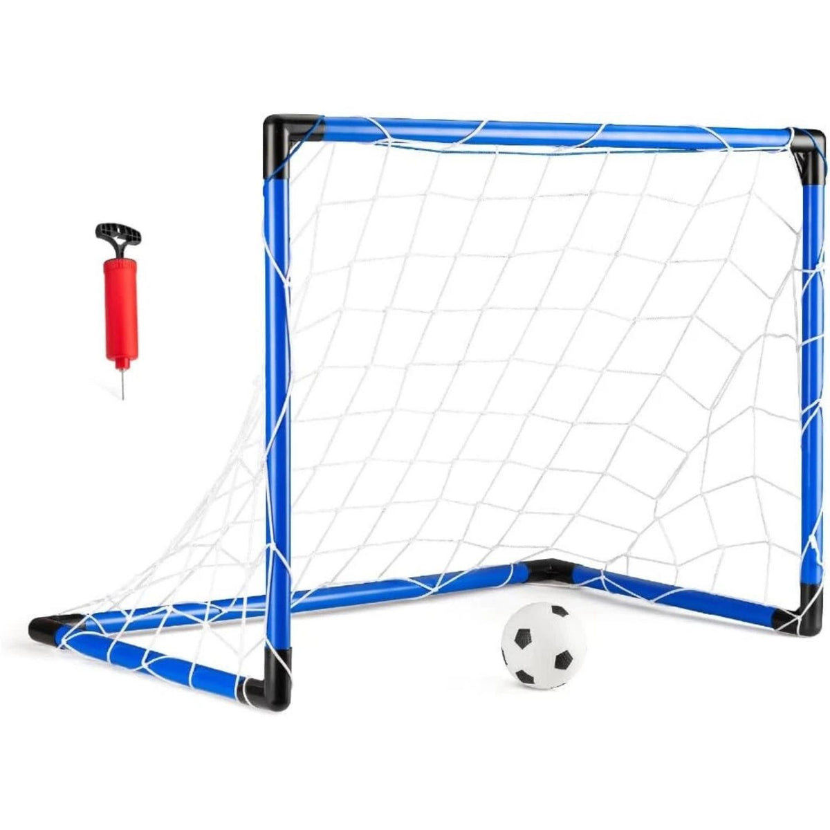 goal with ball and pump