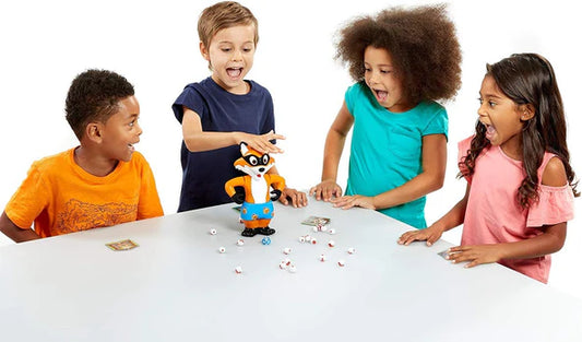 children playing foxy pants game