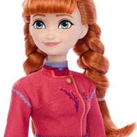 close up of doll's face with freckles and red hair 