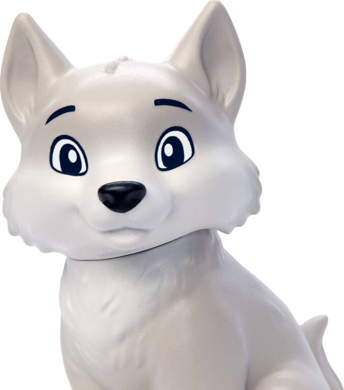 close up of wolf cub mini figure 