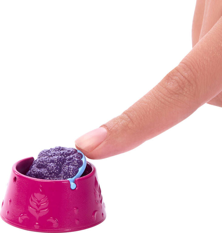 close up of mini food bowl for wolf cub mini figure 