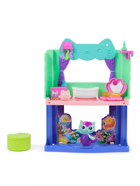 gabby's dollhouse bathroom playset