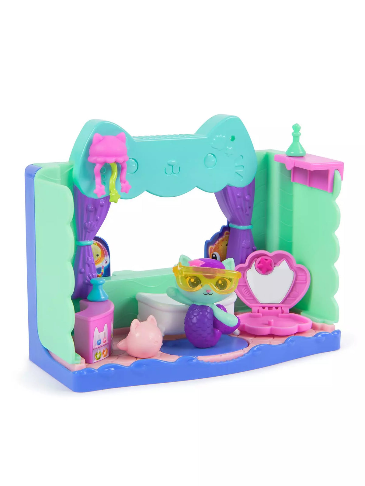gabby's dollhouse bathroom playset