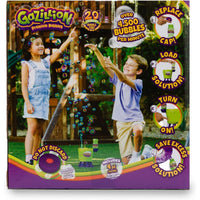 children playing with bubble tornado playset