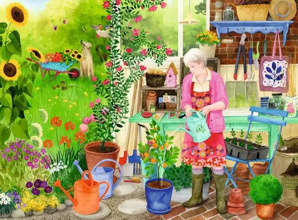 gardening 100 pc puzzle