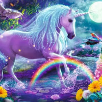 glitter unicorn jigsaw puzzle