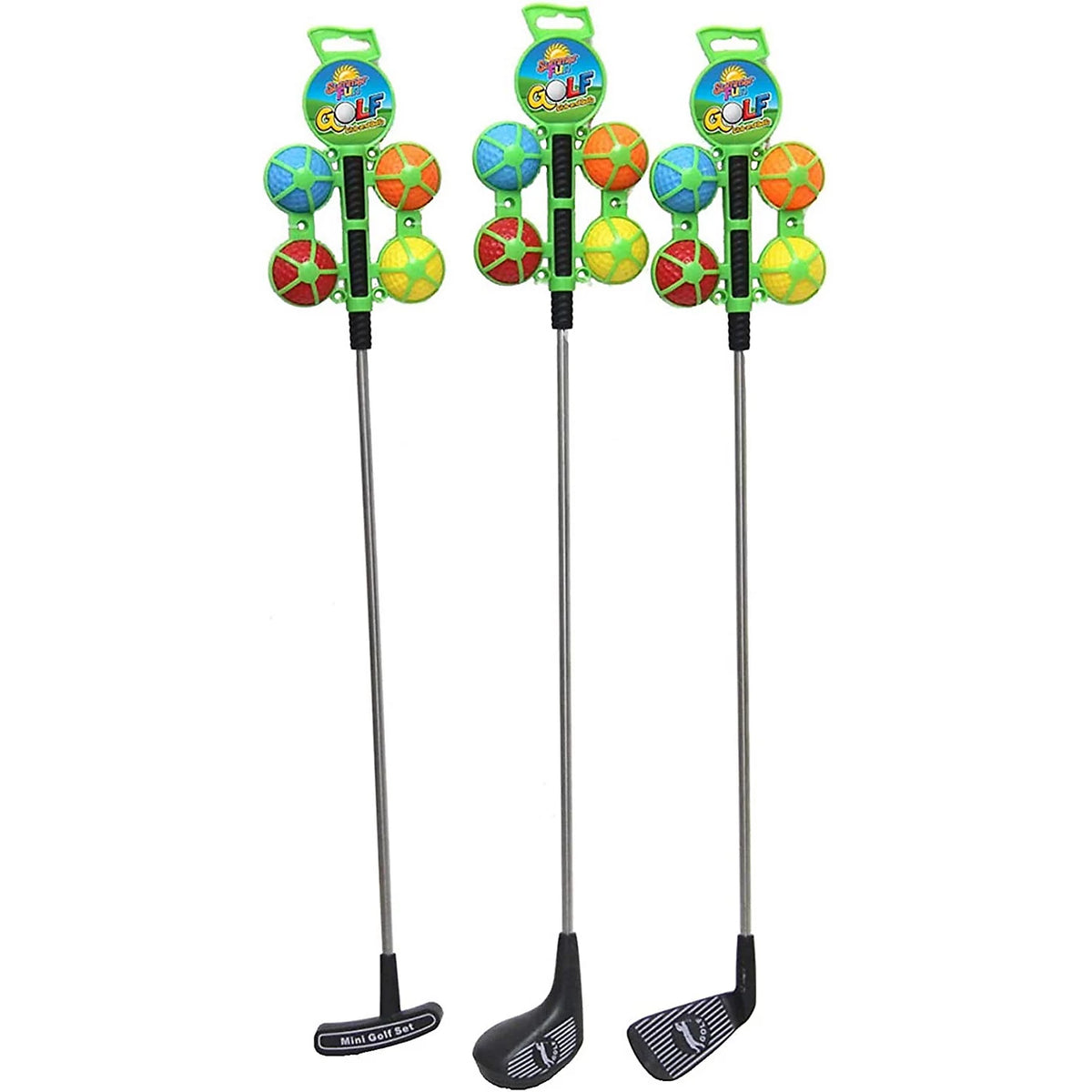 assorted golf club with metal shaft 