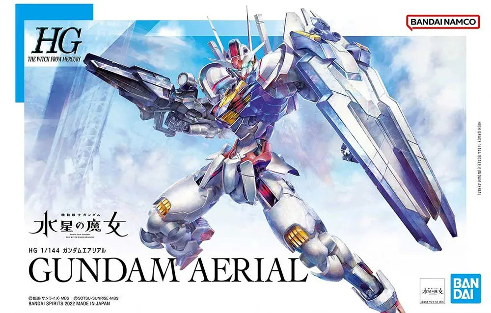 gundam aerial action figure buildable kit