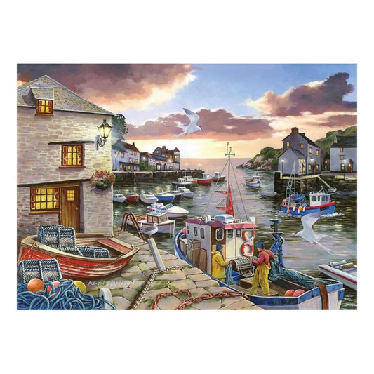 harbour lights finished puzzle 