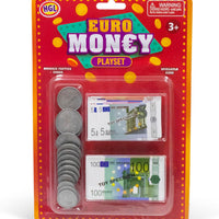 play euro money notes and coins in packaging 