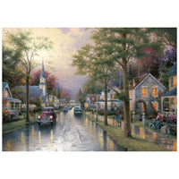 hometown morning finished puzzle 