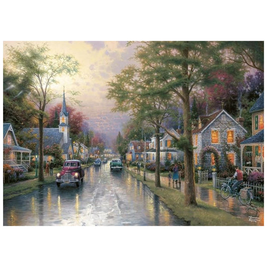 hometown morning finished puzzle 