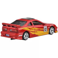 red model car on white background 