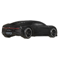 black model car on white background