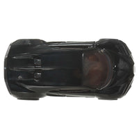 black model car on white background